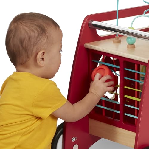 Radio Flyer Deluxe Push & Play Cube Walker, Walker Toy for Ages 1-3