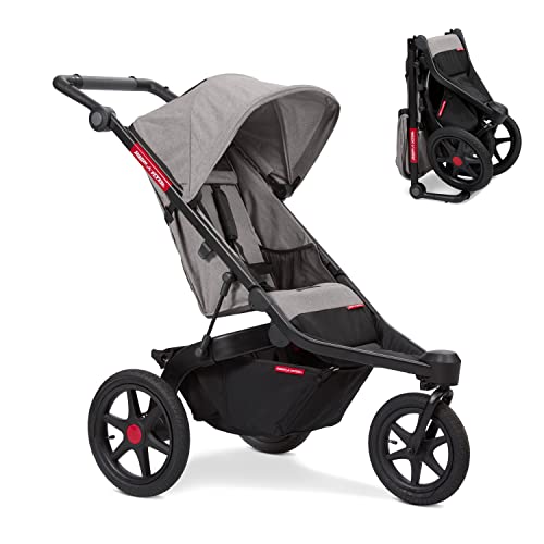 Jogging Stroller Radio Flyer Momentum Jogging Baby Stroller, Baby Essentials for Newborn, Toddler Travel, for Ages 6 Months - 5 Years