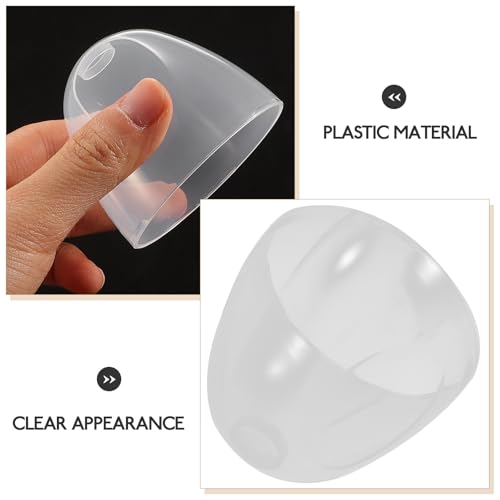 Beatifufu Baby Bottle Caps Replacement Compatible with Pigeon Milk Bottle Lids Leak-Proof Feeding Bottles Screw Caps for Home Travel 3 Pack 2.44X2.44X2.16In