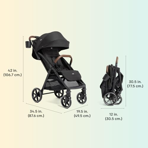 Joie Baby, Nutmeg Stroller & Mint Latch Car Seat, Travel System (Shale)