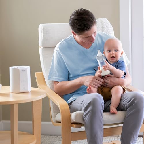 Chicco Digital Bottle Warmer & Sterilizer for Baby Bottles, Baby Food Jars, and Milk Bags | Eliminates 99.9% of Germs | 4 Heating Options | Digital Touchscreen | Automatic Shut-Off & Sound Alert