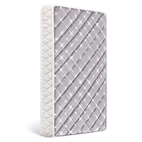 Tiankehan Premium Hypoallergenic Baby Crib Mattress and Toddler Mattress - 52" x 27.6" x 5" - Breathable - Firm Soft - Fits Standard Cribs and Toddler Beds