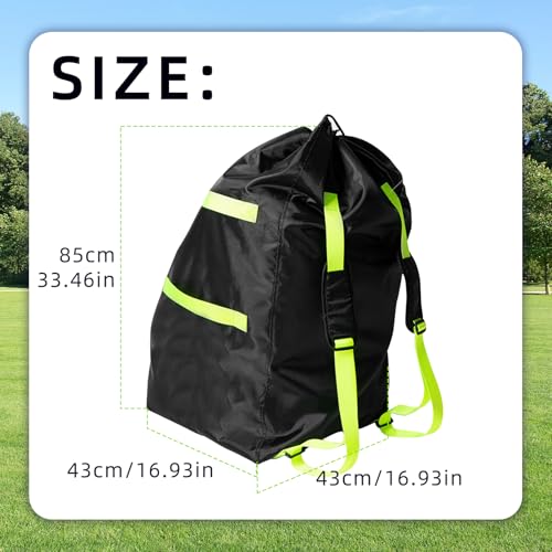 Car Seat Travel Bag for Airplane,Double Waterproof Oxford Gate Check Bags for Most Infant Carseat,Infant Carriers,Booster Seats,with Padded Backpack Shoulder Straps (Car Seat StorageBag, 85x43x43cm)