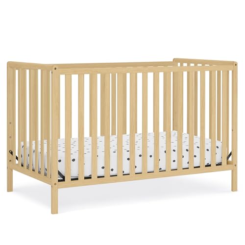 Delta Children Heartland 4-in-1 Convertible Crib, Natural