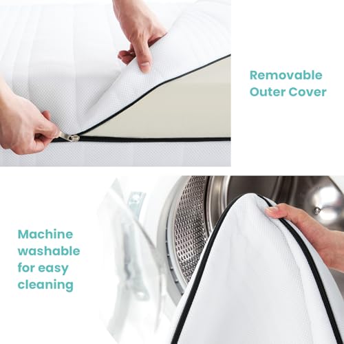 Dourxi Crib Mattress, Breathable Dual Sided Memory Foam Toddler Mattress