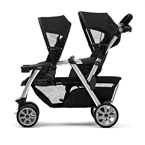Chicco Cortina Together Double Stroller, 2-Seat, Foldable