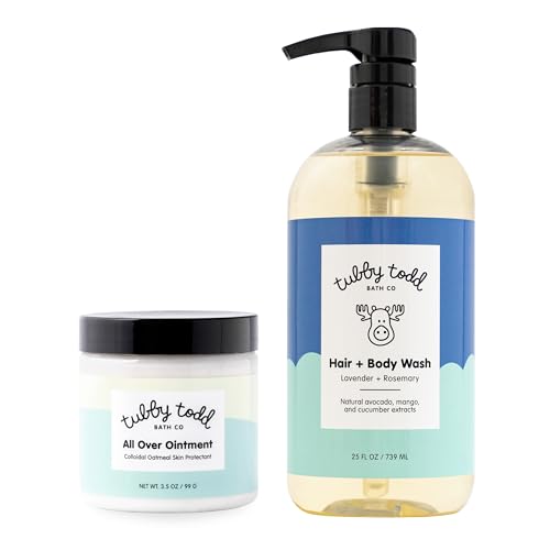 Tubby Todd's Baby Body Wash and All Over Ointment Eczema Set