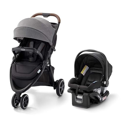 Graco® Outpace LX All-Terrain Travel System - Includes SnugRide Lite Infant Car Seat, Briggs, High-Performance Stroller/Car Seat Combo, Practical & Durable