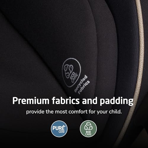 Maxi-Cosi Kani 4-in-1 Infant Kids Convertible Car Seat, Rear-Facing Forward-Facing Carseat, Booster, Slim Fit, Magnetic Buckle, 5-Position Recline, Fits 5-100 lbs, 19-57 in, Caspian Caviar
