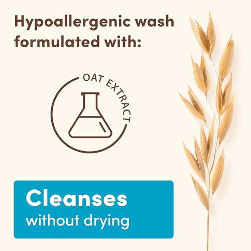 Aveeno Baby Daily Moisturizing 2-in-1 Wash & Shampoo, Baby Body Wash & Shampoo with Shea Butter & Oat Extract Gently Cleanses Baby's Sensitive Skin & Scalp, Gentle Coconut Scent, 12 fl. oz