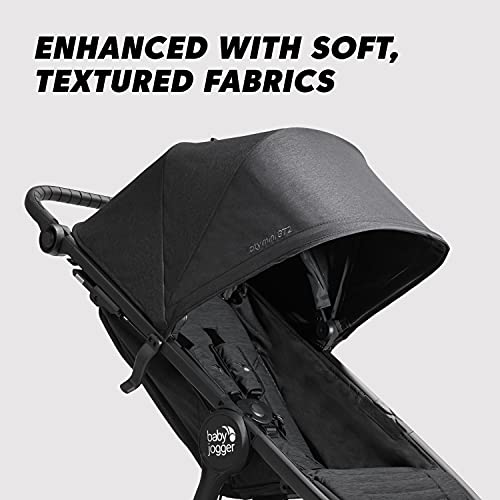 Baby Jogger City Mini GT2 All-Terrain Stroller Black Complete with Adjustable Handlebar Hand-Operated Parking Brake and car seat Adapter
