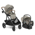 Joie Baby, Chive and Rue - All-in-One Convertible Single-to-Double Modular Stroller with 20+ Customizable Modes & All-Terrain Wheels, and Lightweight Infant Car Seat Travel System (Dove)