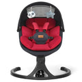 Baby Swings for Infants, Portable Baby Swing for Newborns with Bluetooth, Electric Infant Swing with 5 Speed Motions, 12 Melodies & Remote Control (Max 20 lbs, Red)