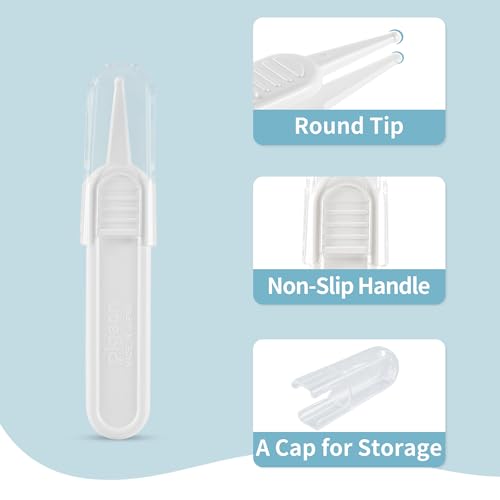 Pigeon 4-in-1 Baby Grooming Kit with Storage Case, Safe Baby Care Products, Newborn Essentials, Includes Newborn Nail Scissors, Brush, Baby Tweezer, and Nasal Sucker Clear Nose