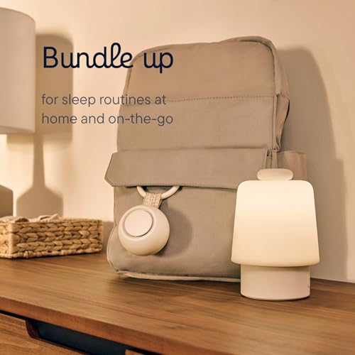 Hatch Go | Portable Sound Machine for Babies and Kids | Sleep Soother | 10 Soothing Sounds | White Noise | Shush | Travel | Registry Gift | Baby Shower | Clips on Stroller | Putty