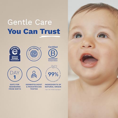 Mustela Stelatopia+ Lipid-Replenishing Cream - Moisturizer for Eczema-Prone Skin - With Natural Sunflower Oil and Prebiotic - For Newborns, Babies, Kids, and Adults - Fragrance-Free - Various Sizes