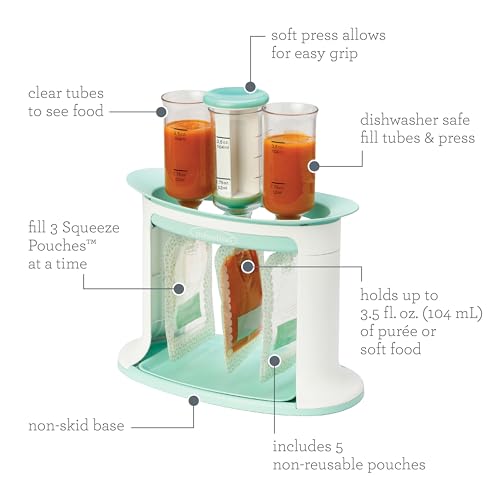 Infantino Squeeze Station, Baby Food Pouch Filler, BPA-Free