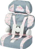 Casdon Grey Car Booster Seat. Dolls Car Booster Seat for Children Aged 3+. Suits Dolls Up to 35cm in Size