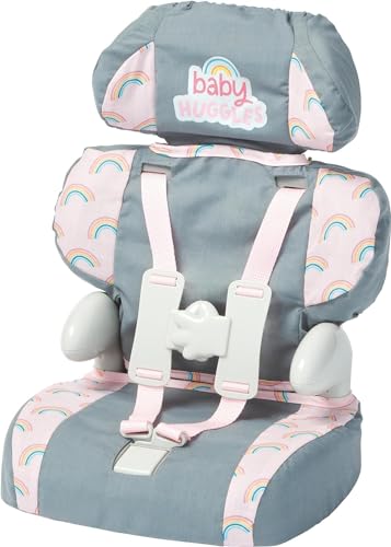 Casdon Grey Car Booster Seat. Dolls Car Booster Seat for Children Aged 3+. Suits Dolls Up to 35cm in Size