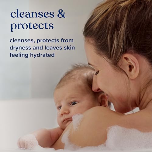 Johnson's Baby Head-To-Toe Gentle Baby Moisture Tear Free 2 in 1 Baby Wash & Shampoo, Baby Essentials, Hypoallergenic and pH Balanced, Stress Free Bathing, 13.6 Fl Oz