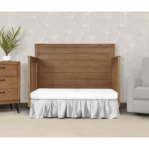 Dream On Me Baby Fairy Dust 5” Full-Size Crib & Toddler Bed Mattress in a Box – GREENGUARD Gold & BSA Certified, Breathable, Water-Resistant, Machine Washable Cover, (52" L x 28" W x 5" H)