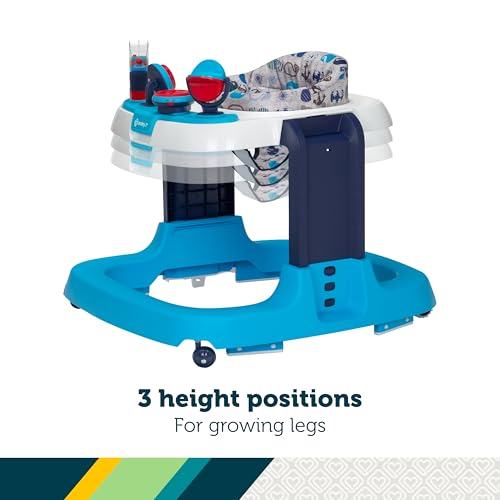 Safety 1st Ready, Set, Walk! DX Developmental Walker, Coral Geo