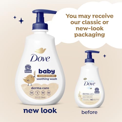Baby Dove Derma Care Soothing Wash Skin Care with Colloidal Oatmeal Suitable for eczema prone skin 13 oz