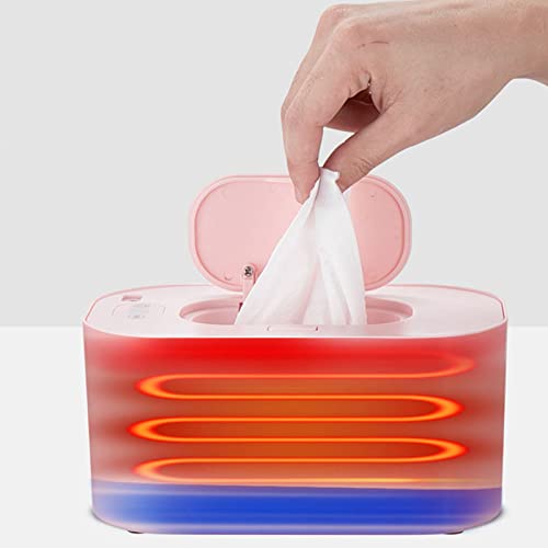 Baby Wipe Warmer, Portable Wipes Heater with Adjustable Thermostat & PP Material for Home and Car Use ()
