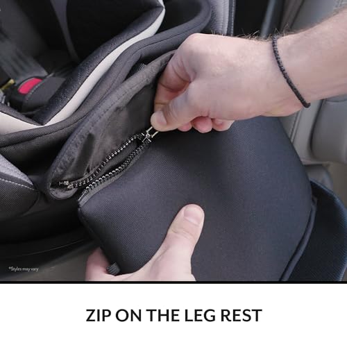 Evenflo Gold Revolve360 Extend All-in-One Rotational Car Seat with SensorSafe (Onyx Black)