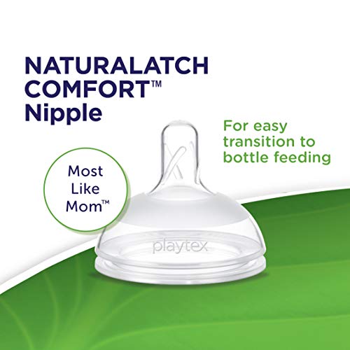 Playtex Baby Nurser Bottle Gift Set, with Pre-Sterilized Disposable Drop-Ins Liners, Closer to Breastfeeding