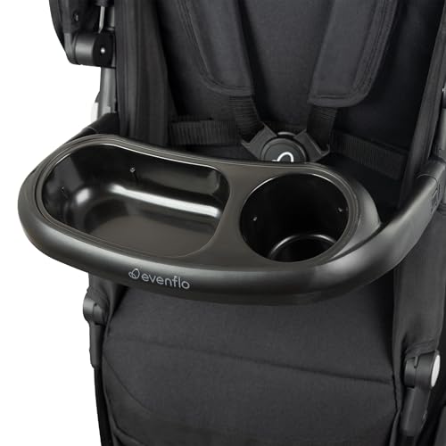 Evenflo Pivot Xpand NXT Travel System Featuring LiteMax NXT Infant Car Seat (Coal Black)