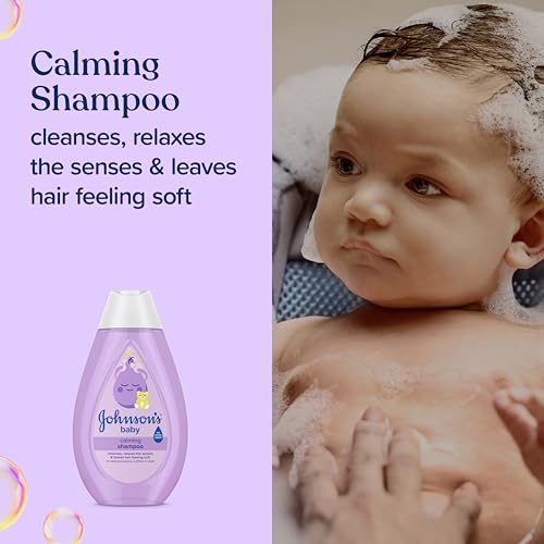 Johnson's Baby Sleepy Time Gift Set with Calming Bedtime Bath, Bedtime Lotion & Calming Shampoo, Baby Bedtime Essentials with Relaxing NaturalCalm Aromas, Hypoallergenic, 3 Items
