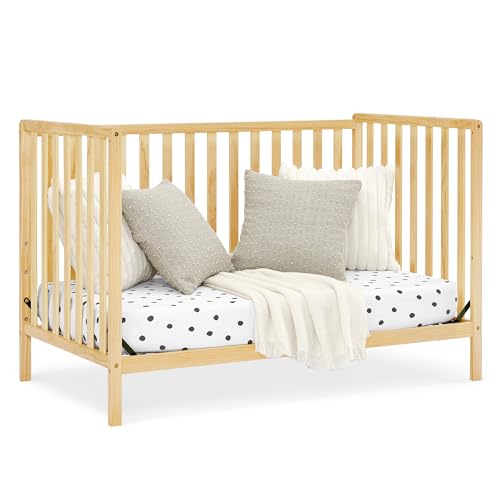 Delta Children Heartland 4-in-1 Convertible Crib, Natural
