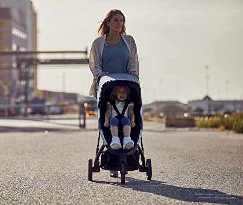 Thule Spring Stroller - Compact Baby Stroller Perfect for Everyday Use - Features 5-Point Harness, Lightweight and Compact Design, Vented Canopy, Padded Reclining Seat