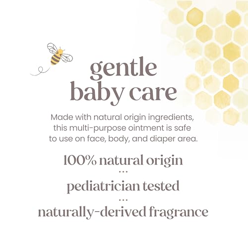 Burt's Bees Baby 100% Natural Origin Multipurpose Healing Ointment, Face & Body Baby Ointment – 7.5 Ounce Tub
