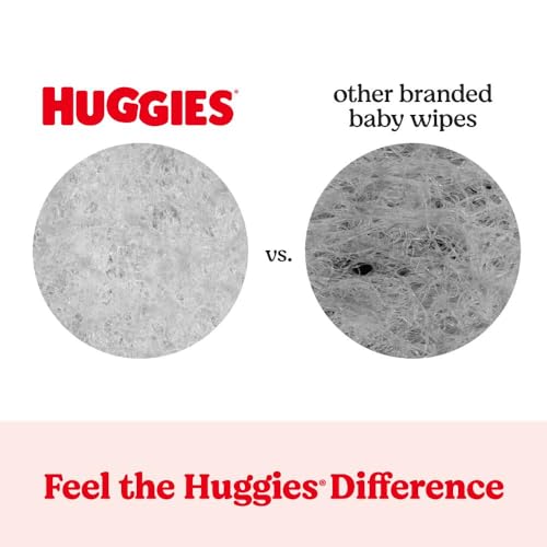 Huggies Simply Clean Unscented Baby Diaper Wipes, 1 Flip-Top Pack (64 Wipes Total), Packaging May Vary