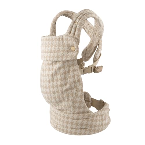 Ergonomic Baby Carrier Newborn to Toddler, Lightweight & Breathable Cotton Infant Carrier for Hands Free Comfort (Houndstooth)