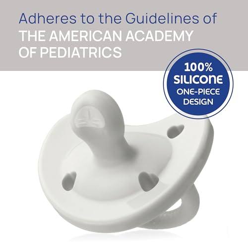 Chicco PhysioForma Luxe Orthodontic Pacifier 0-6 Months, 4-Pack Multicolor