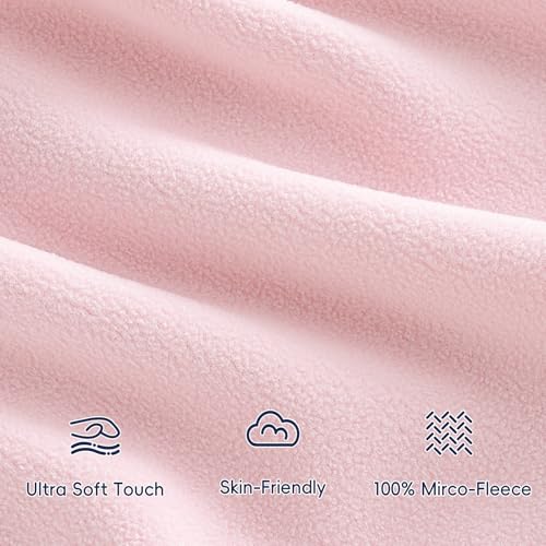 PHF 3 Pack Warm Micro-Fleece Baby Sleep Sack 6-12 Months, Soft Baby Wearable Blanket, 2-Way Zipper Sleeping Bags, Comfy Toddler Sleeping Sack for Girls, Medium Size, Floral