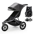 Guava Roam Jogging Stroller with 3D Nesting Fold | Compact-Folding Baby & Toddler Travel Stroller | All-Terrain Running Stroller | Portable Folding Stroller up to 60 lbs
