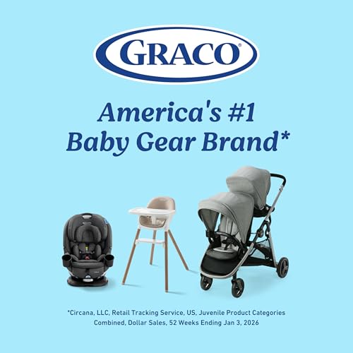 Graco Merge Travel System - Swivel Wheel Baby Stroller Car Seat Combo, Travel System Stroller with 360-Degree Rotating Wheels