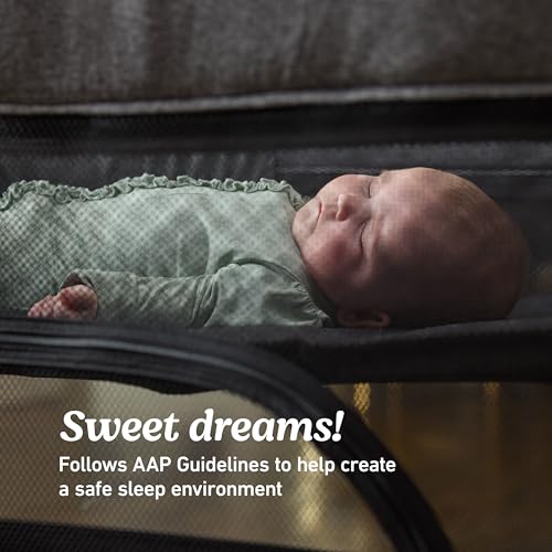 Graco Pack n’ Play Close2Baby Playard with Baby Bassinet, Changing Table, Portable Infant Seat, Milan
