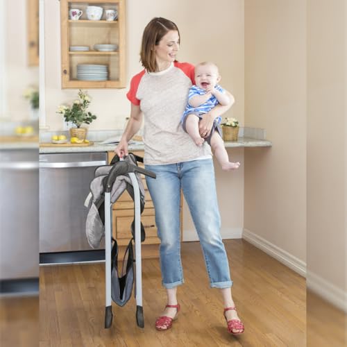 Graco® Slim Snacker High Chair, Ultra Slim, Fast-Folding, Multiple Recline Positions, Comfortable Feeding, Whisk