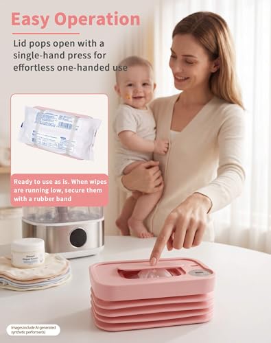 Portable Collapsible Wipes Warmer,Travel USB Wipe Heater,3 Temperature
