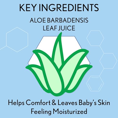Aveeno Baby Sensitive All Over Wipes with Aloe & Natural Oat Extract for Face, Bottom, Hands & Body, pH-Balanced, Hypoallergenic, Fragrance-, Phenoxyethanol- & Alcohol-Free, 64 ct per pack