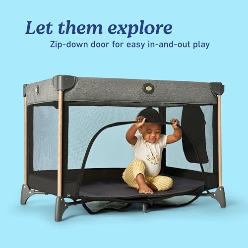 Graco Pack n’ Play Close2Baby Playard with Baby Bassinet, Changing Table, Portable Infant Seat, Milan