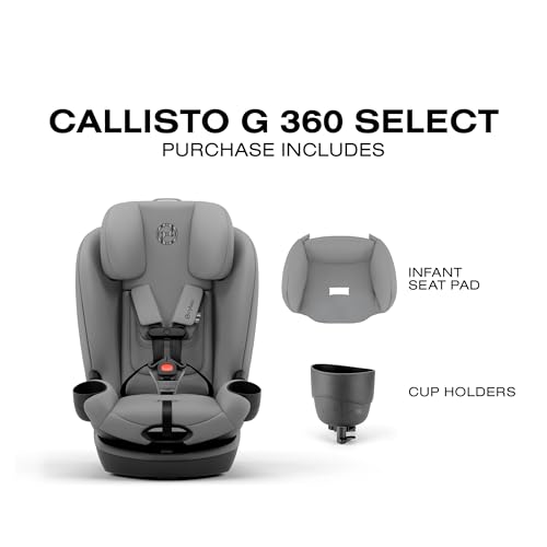 Callisto G 360 Select Rotating All-in-One Convertible Car Seat - Grey