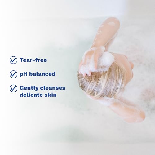 Mustela Stelatopia Eczema-Prone Skin Foam Shampoo for Newborn & Baby with - with Natural Avocado & Sunflower Oil - Fragrance-Free & Tear Free - 5.07 fl. oz.