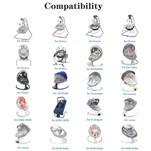 Power Cord Replacement SSA-5WVI-05, 5V Adapter for Baby Swing, Compatible with Graco, Kmaier, Bioby, Bellababy, Ezebaby, Napei, Gopanda, Ixdregan, Only Fits 5V Swings