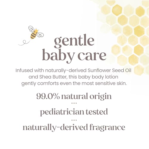 Burt's Bees Baby Nourishing Lotion, Original Scent Baby Lotion - 6 Ounce Tube - Pack of 3